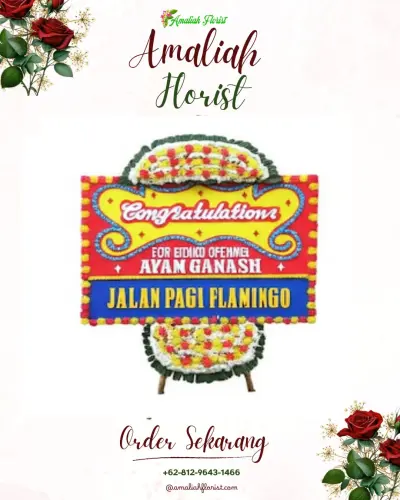 Bunga Papan Congratulation di Lialang